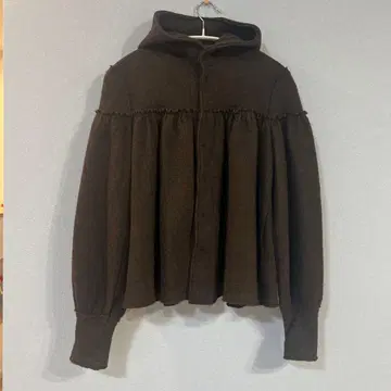 zucca 프릴 후드 자켓