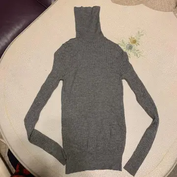 Drawer 그레이 리브 니트 스웨터 사이즈 1