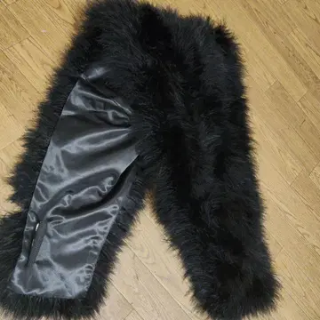 물새 블랙 퍼 스톨 ,