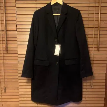 [ 새상품 ] 유니클로 울 캐시미어 체스터 코트 L 사이즈