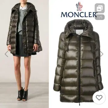 MONCLER 후드 부착 다운 자켓