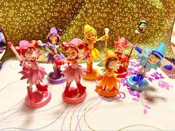 오쟈마녀 도레미 원코인 피규어 7체 세트