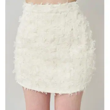 트위드 프린지 미니 스커트