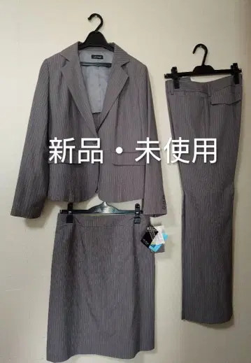 새상품 미사용 스트라이프 수트 3세트