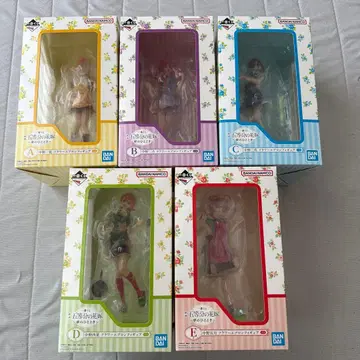 1번 복권 영화 [ 5등분의 신부 ] ~꿈의 한때~ A~E상 피규어 세트