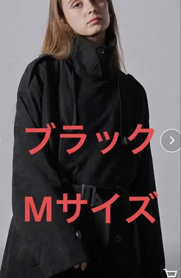 CLEL 더블 테크 페이드 트렌치코트 블랙 M 사이즈