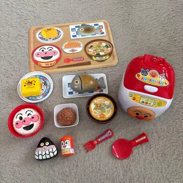 호빵맨 말하는 밥솥 건강 100배 일식 세트