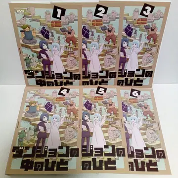 던전 속의 인물 애니메이션 렌탈용 DVD 전 6권 세트