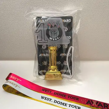 WEST. AWARD 너에게 보내는 트로피 응원봉 은색 테이프 2개 포함