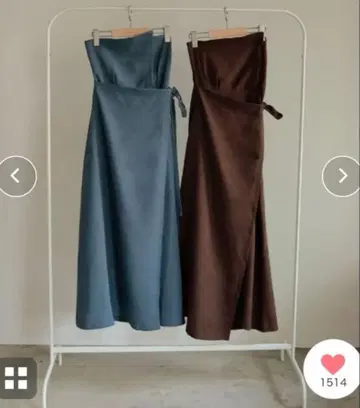 [ 미사용 새상품 택 포함 ] Re:EDIT 기모 트윌 랩 베어탑 원피스