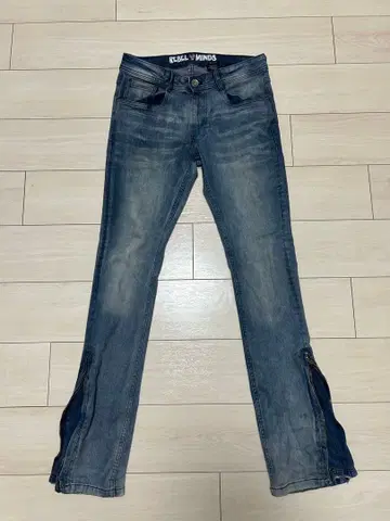 REBEL MINDS 사이드 지퍼 플레어