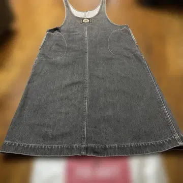 핑크하우스 점퍼 스커트