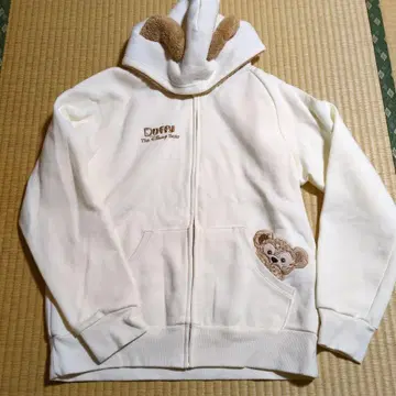 더피 후드티 화이트