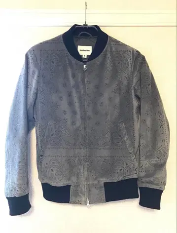 몽키타임 페이즐리 무늬 블루종 S 사이즈