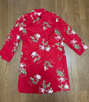 PINK HOUSE 카네코 이사오 꽃무늬 스텐카라 코트