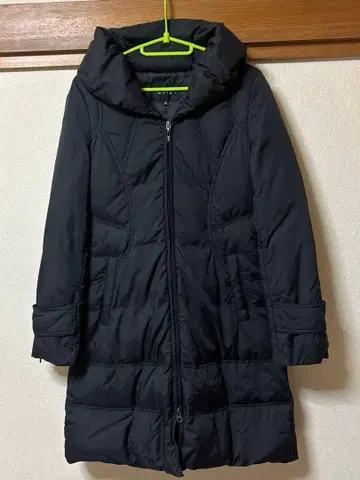 INDIVI 숄카라 다운 코트 블랙 38