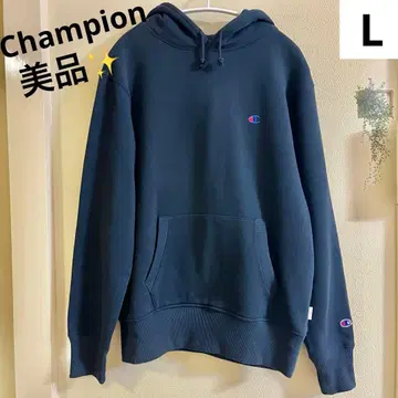 [ 새상품급 ] Champion 네이비 후드 부착 후드티 챔피온