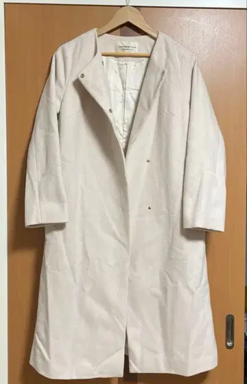 STRAWBERRY-FIELDS 옅은 핑크 롱 코트