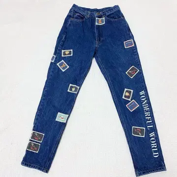 원더풀 월드 * 와펜 데님 팬츠 * 핑크하우스