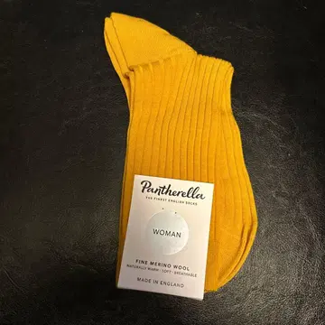 미사용 새상품 Pantherella Bright Gold 삭스