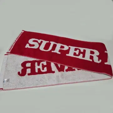 SUPERBEAVER 로고 머플러 타월 RED