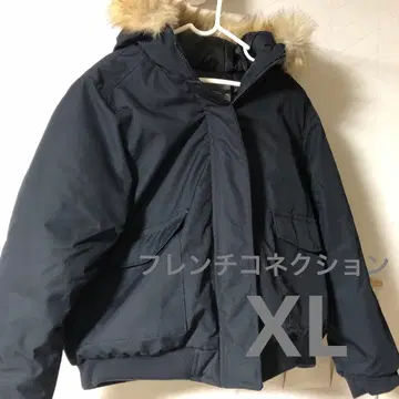 새상품급! FRENCH CONNECTION 블랙 다운 자켓 XL