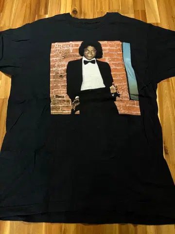 마이클 잭슨 T셔츠 L사이즈 블랙