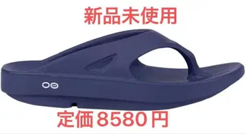 미사용 새상품 OOFOS 샌들 EU 41 네이비