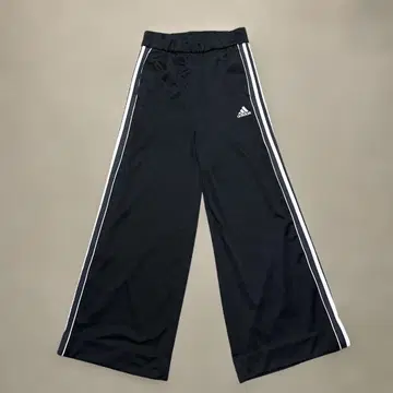 adidas 아디다스 와이드 트랙 팬츠 블랙 화이트 여성용