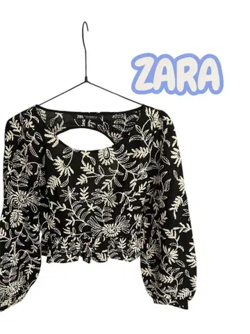 ZARA 티셔츠 XS 라운드넥 심플 스테디셀러 상의 면100%