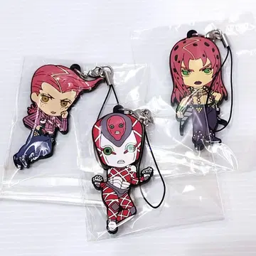 [ 죠죠 ] 디아볼로 도피오 킹 크림슨 러버 스트랩 세트