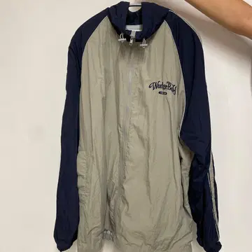 와지 보이 wudge boy 나일론 자켓 그레이/네이비