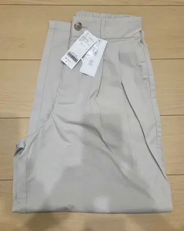 GLOBAL WORK 이지케어 치노 코쿤 와이드 팬츠