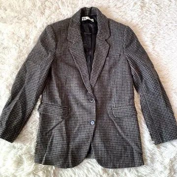 Zara 자라 테일러드 자켓 체크
