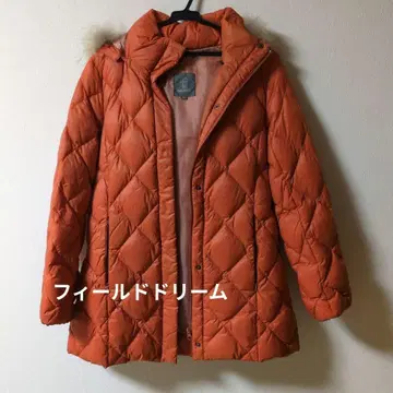 field/dream 오렌지 다운 자켓