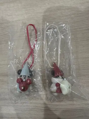 미사용 새상품 리루린린 캡슐 토이 빨간색&스카이블루