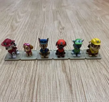 파우 패트롤 스탠드 피규어 6체 세트