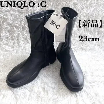 [ 새상품 ] UNIQLO :C 유니클로 스트레치 숏부츠 23cm