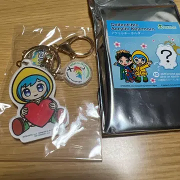 오사카 간사이 만박 이탈리아 바티칸관의 루체(LUCE) 하트 아크릴 키링