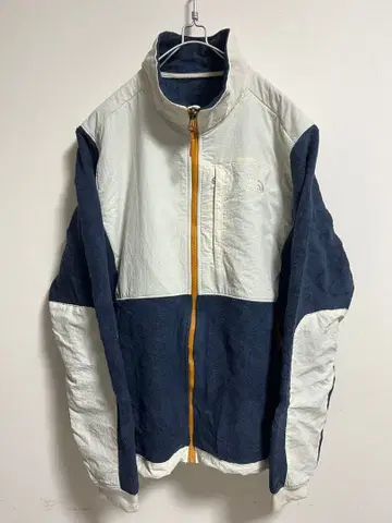 THE NORTH FACE 플리스 자켓 화이트/네이비