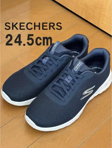 [중고] 스케쳐스 SKECHERS 스니커즈 여성용 네이비 24.5