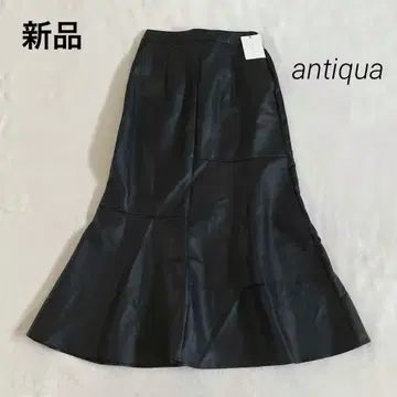 새상품 안티카 머메이드 스커트 인조 가죽