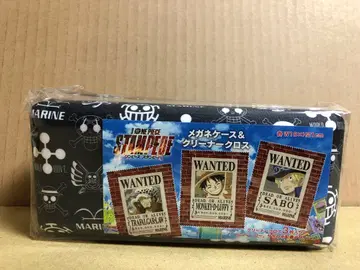 극장판 [ 원피스 스탬피드 ] 안경 케이스 & 클리너 크로스 /2