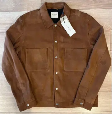 SELECTED HOMME 셀렉티드옴므 브라운 스웨이드 자켓 XL