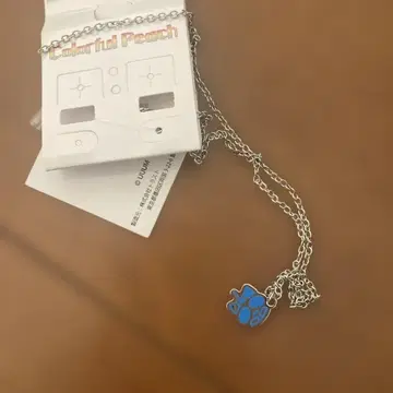 컬러풀 피치 목걸이