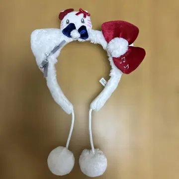 USJ 유니버셜 2025년 ver 크리스마스 한정판 키티 머리띠