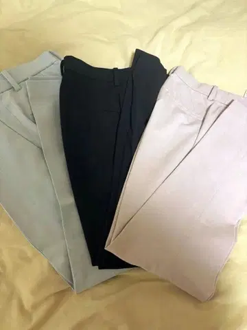 유니클로 스마트 앵클 팬츠 3종 세트