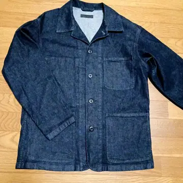 유니클로 데님 자켓 다크 블루 S 사이즈