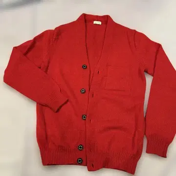 MACKINTOSH PHILOSOPHY 빨간색 가디건 사이즈 40