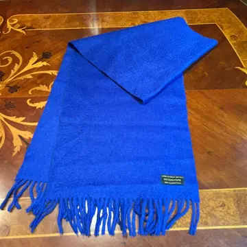 100% 캐시미어 파랑 머플러 영국제